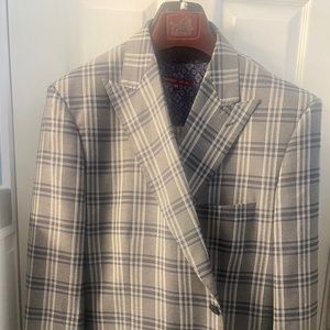 Plaid Patterned Wool Suit